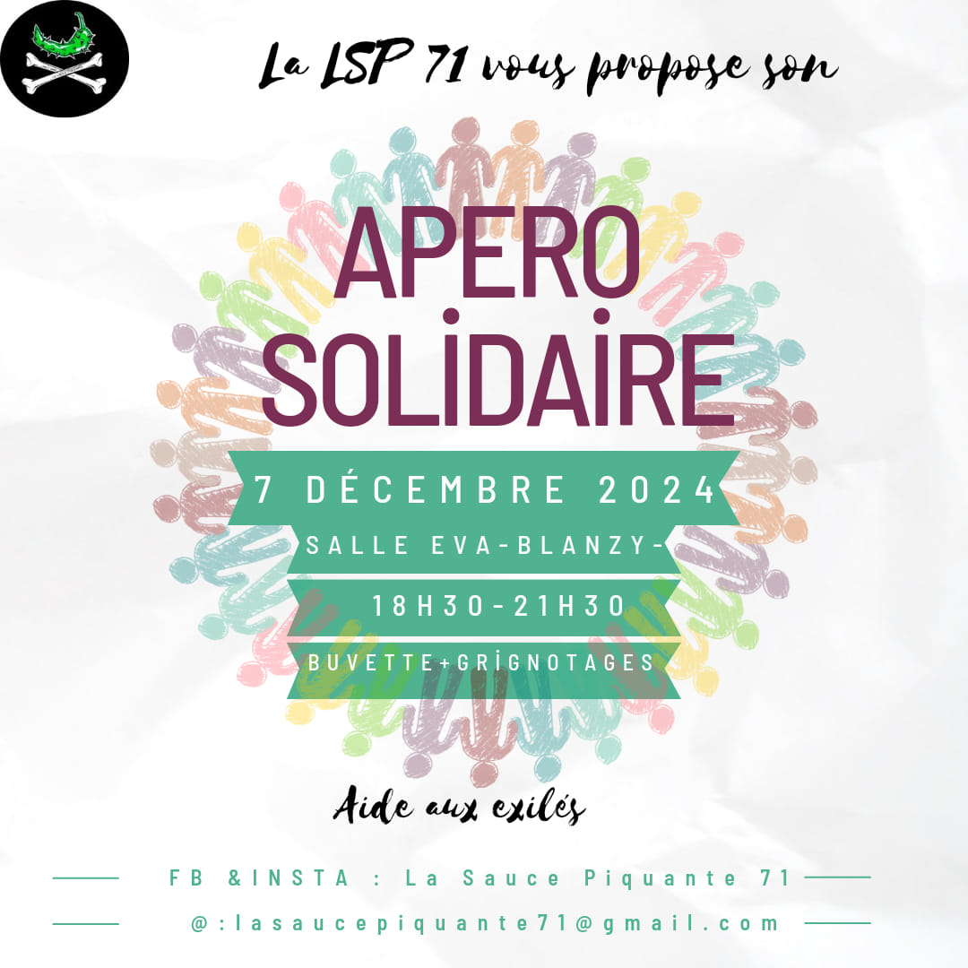 Apéro musical sauce piquante Blanzy décembre 2024
