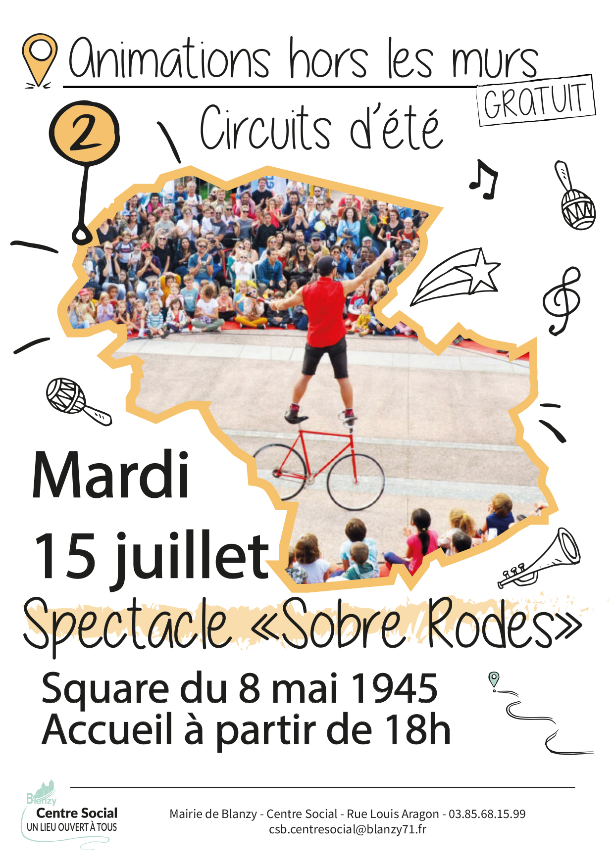 spectacle de vélo acrobatique - cirque - Sobre Rodes Yldor Llach