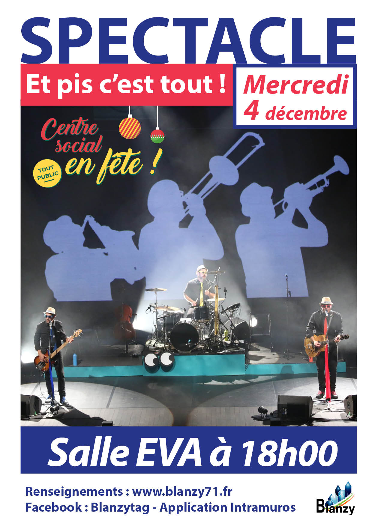 Spectacle Noël Centre social Blanzy 2024