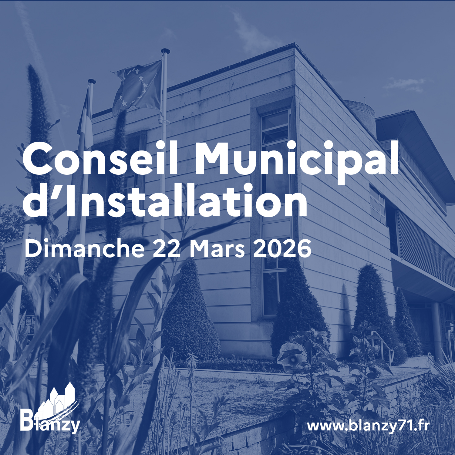 conseil municipal d'installation dimanche 22 mars