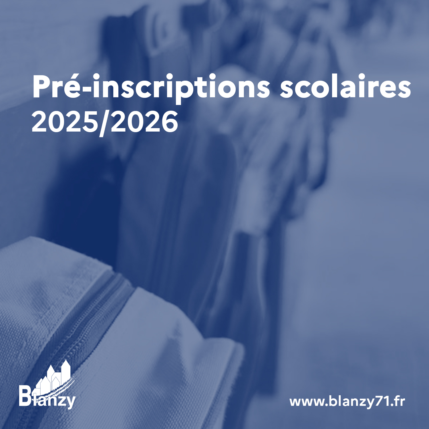 pre-inscription écoles rentrée scolaire 2025/2026