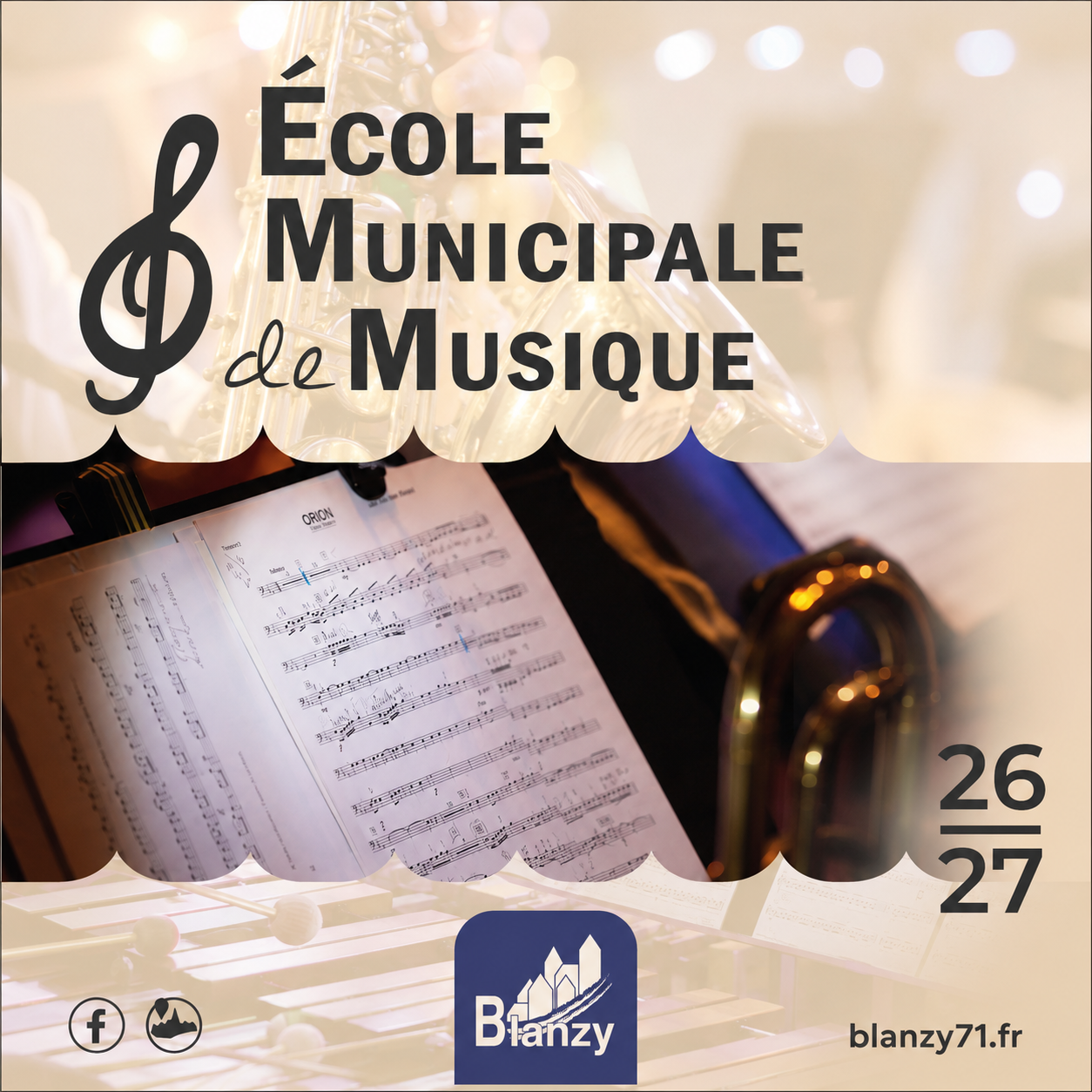 école municipale de musique de Blanzy