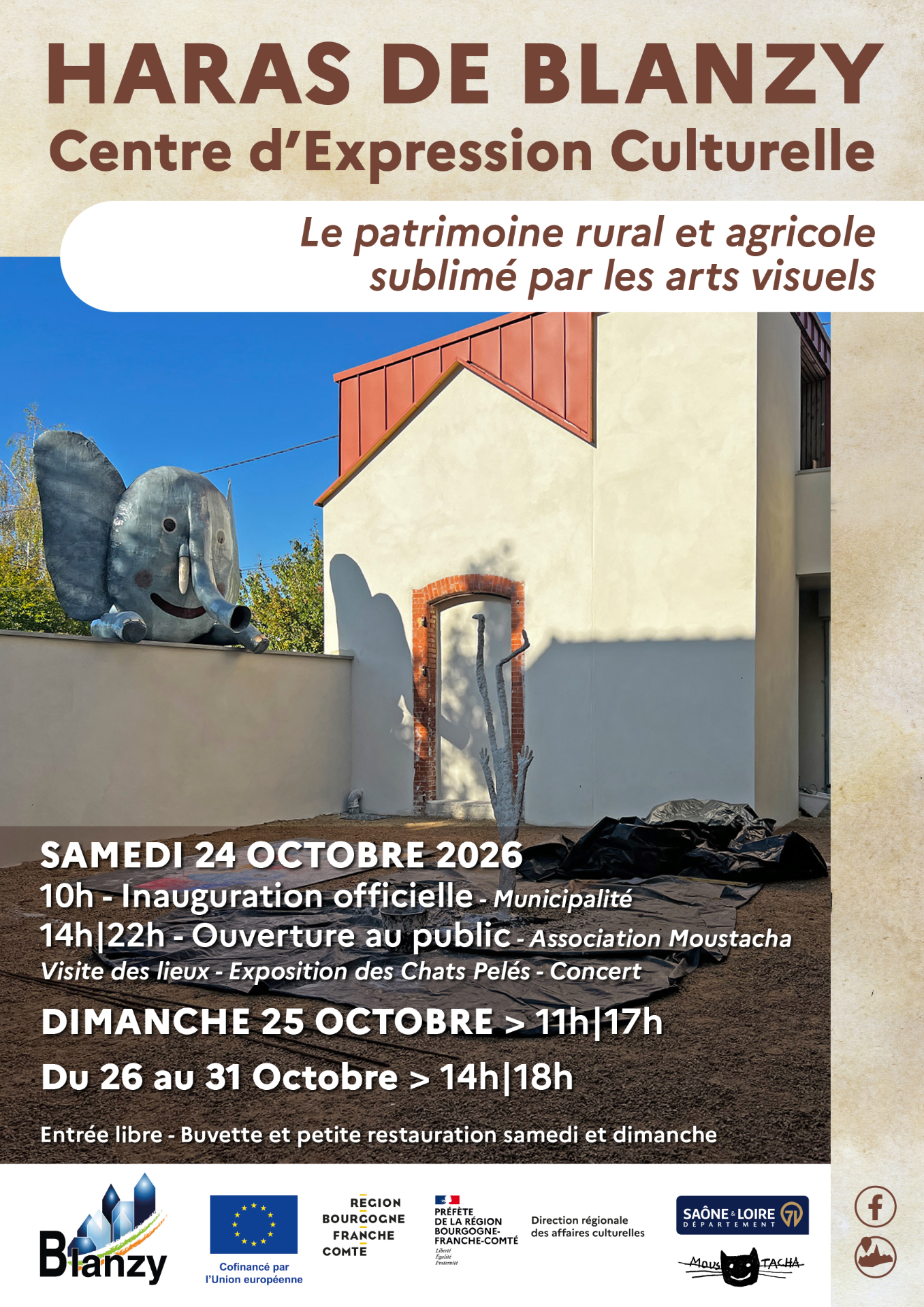 inauguration des haras Exposition des chats pelés samedi 24 octobre 2026