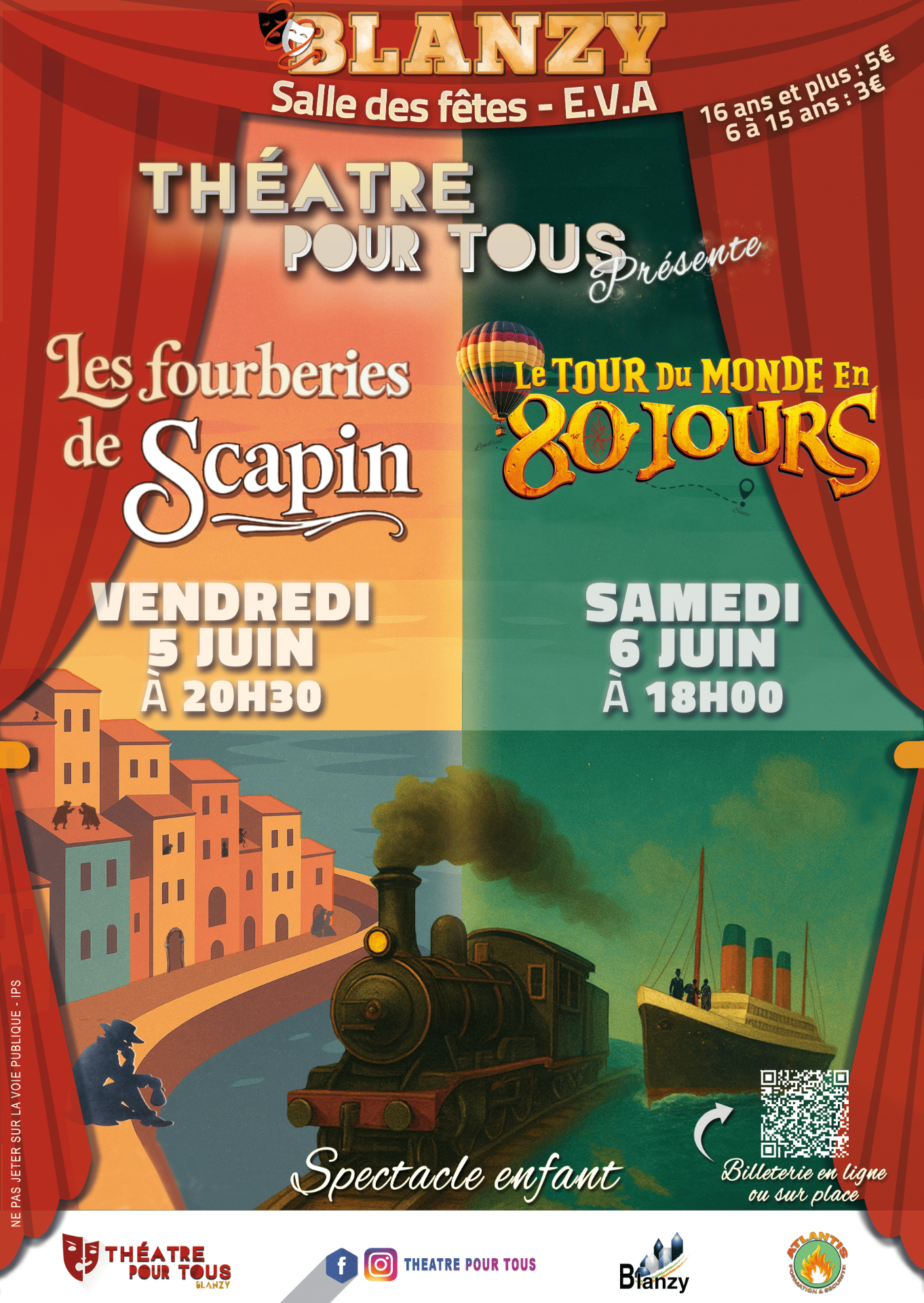 theatre pour tous spectacle 05 et 06 juin saison culturelle