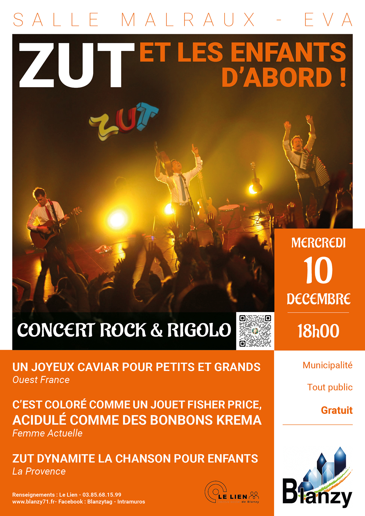 zut et les enfants d'abord Blanzy