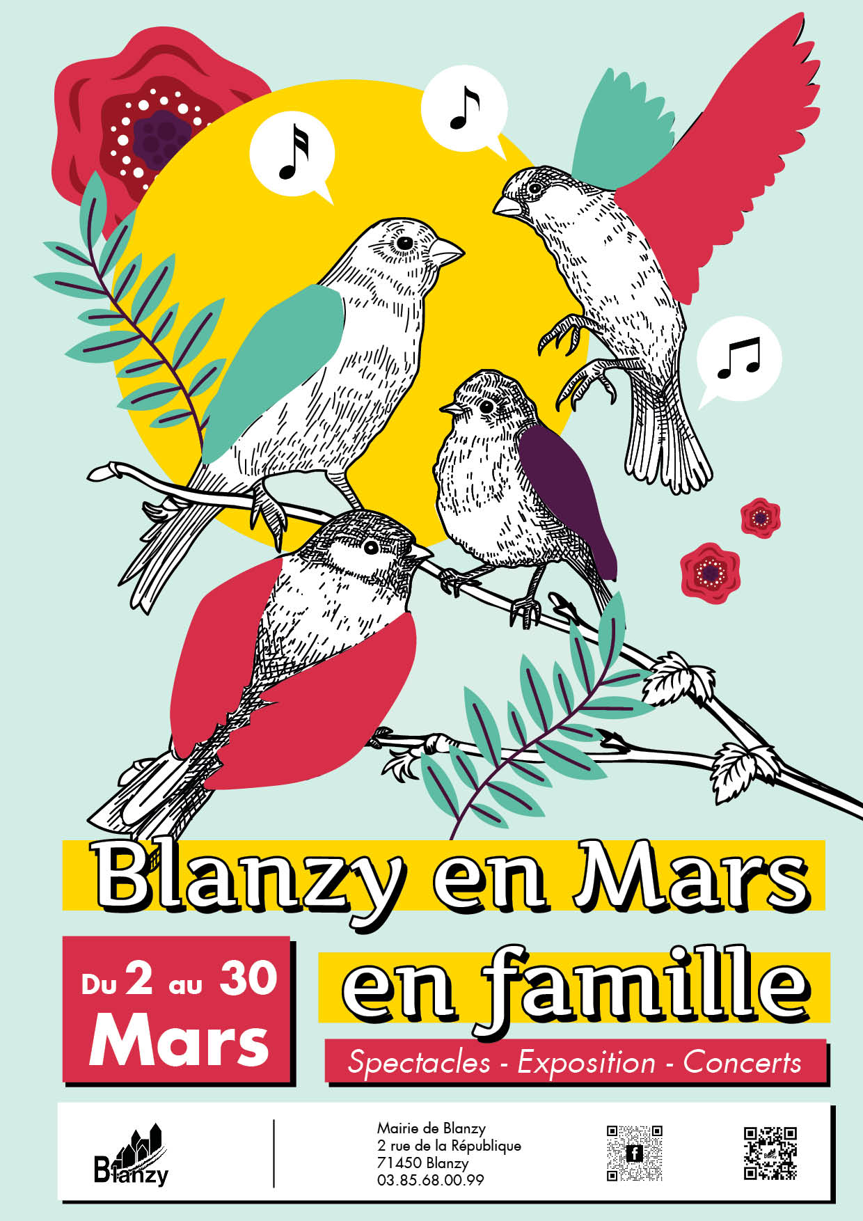 Affiche Blanzy en mars