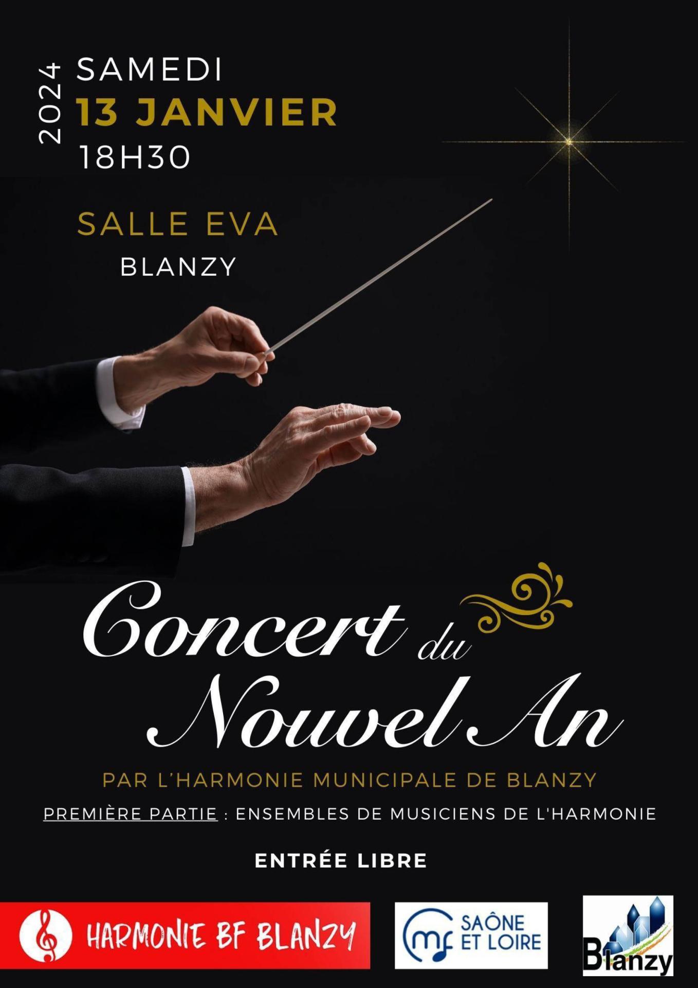 Concert du nouvel an Blanzy 2024