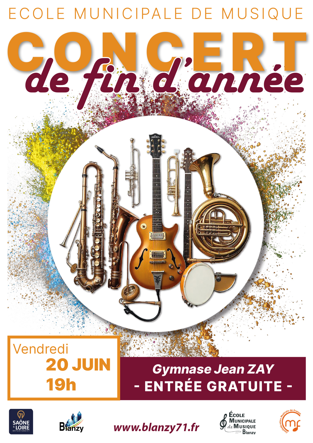 concert de fin d'année EMM