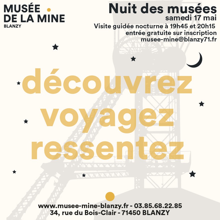nuit européenne des musées samedi 17 mai musée de la mine blanzy