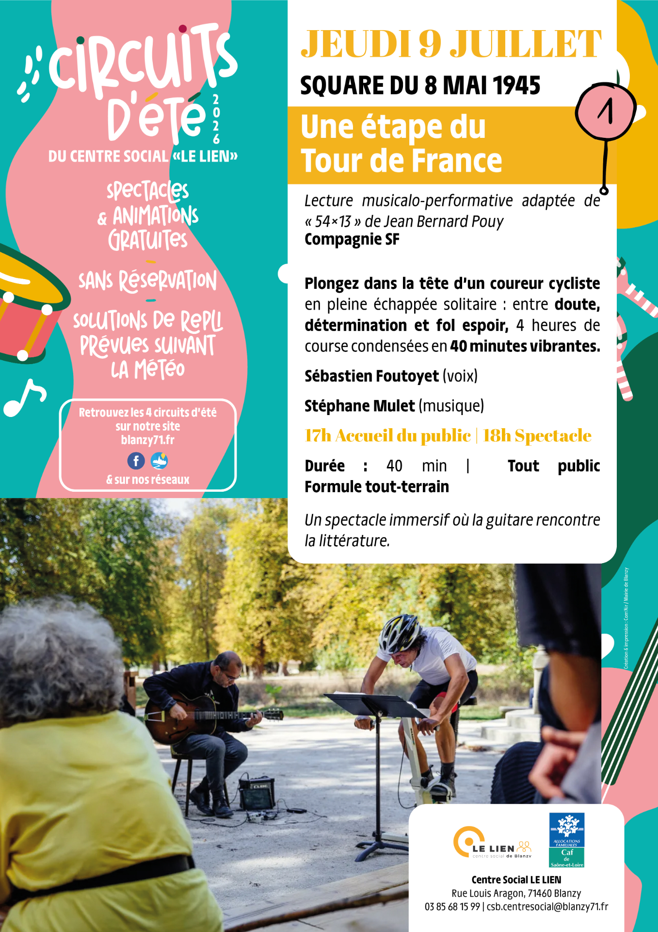 une étape du tour de france circuits d'été blanzy