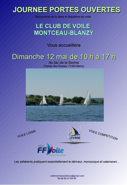 Portes ouvertes club de voile Blanzy