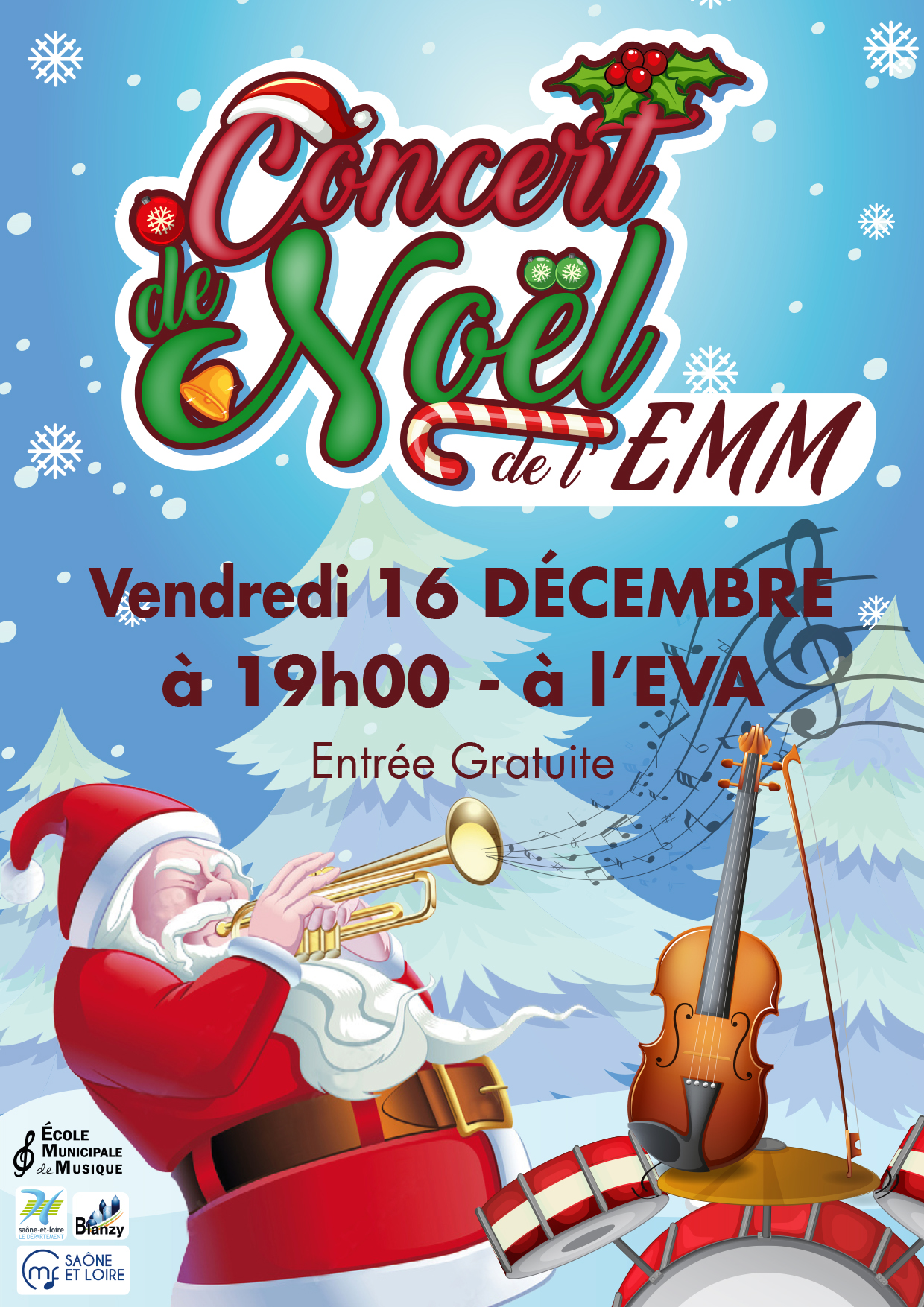 concert noel emm ecole municipale musique blanzy