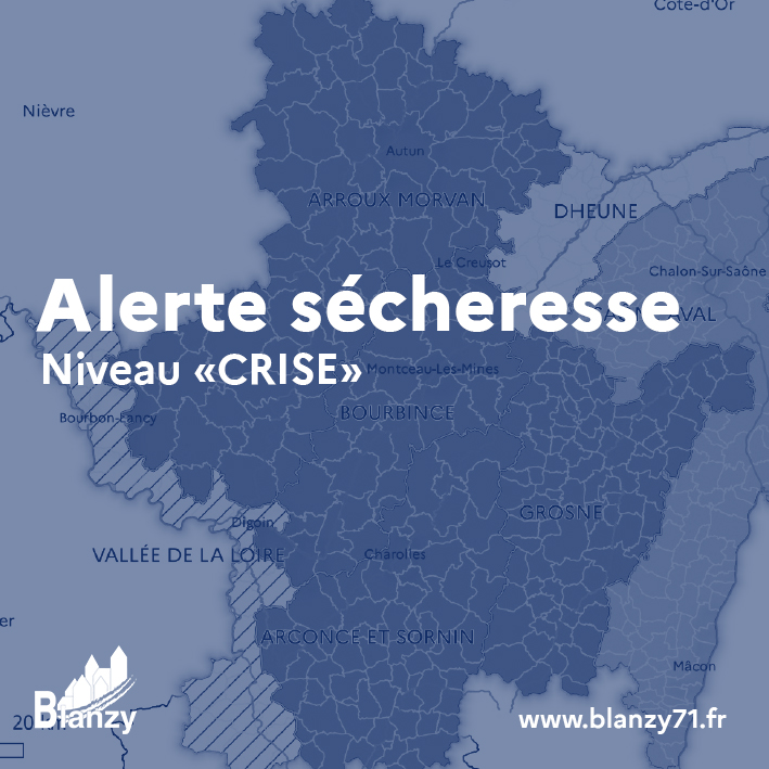 alerte secheresse niveau crise blanzy