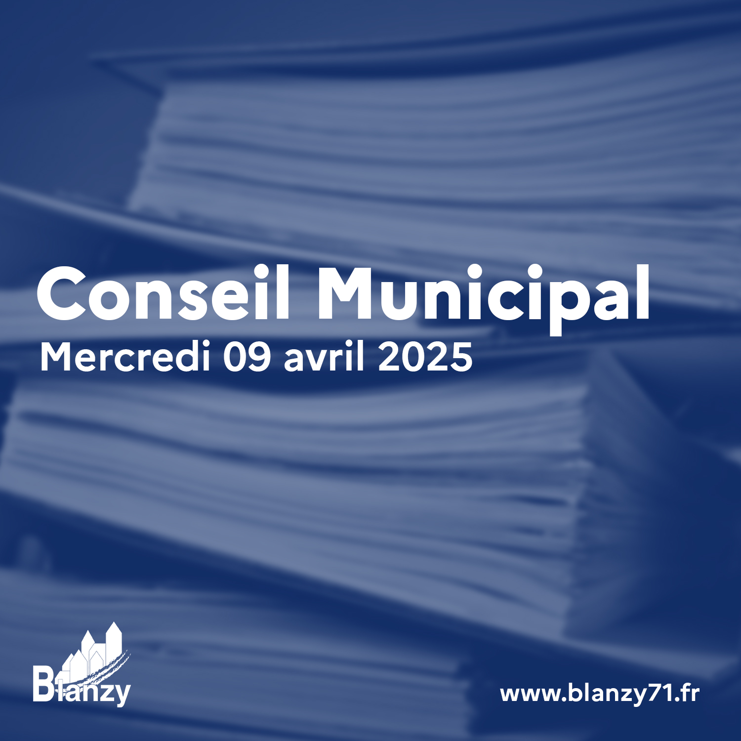 conseil municipal blanzy 09 avril 2025