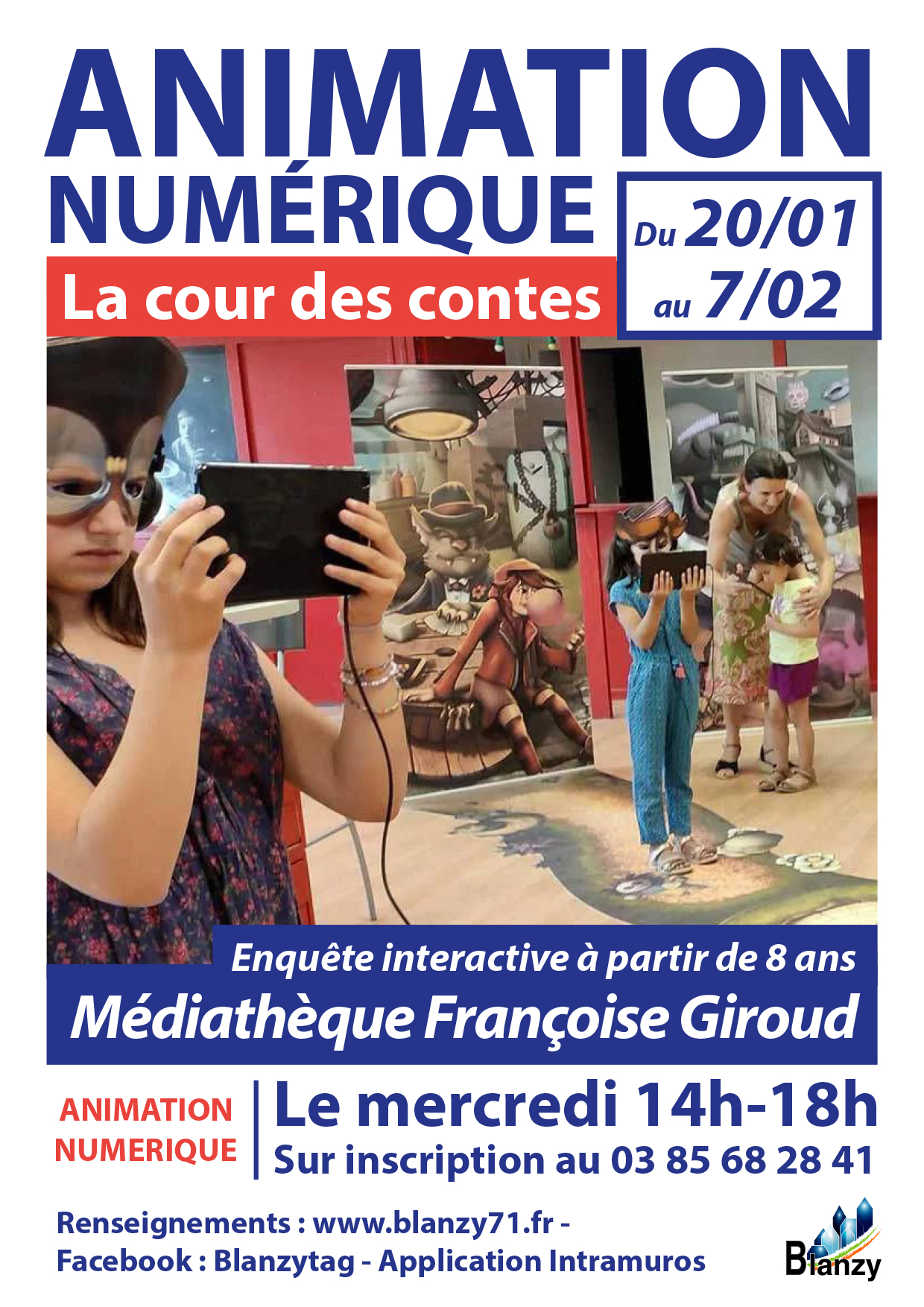 Animation numérique Médiathèque Blanzy 2025